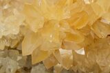 Yellow-Orange Calcite Crystal Cluster - Wenshan Mine, China #319794-2